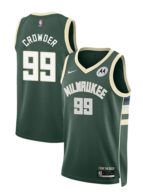 Jae Crowder Milwaukee Bucks Jersey – Icon Edition
