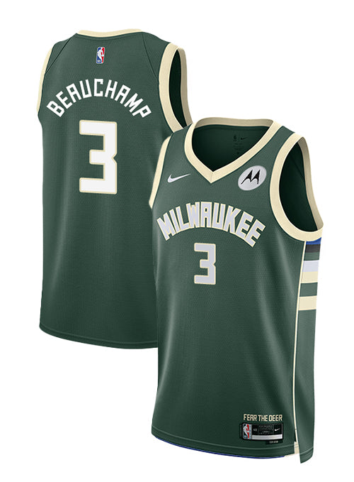 MarJon Beauchamp Milwaukee Bucks Jersey – Icon Edition