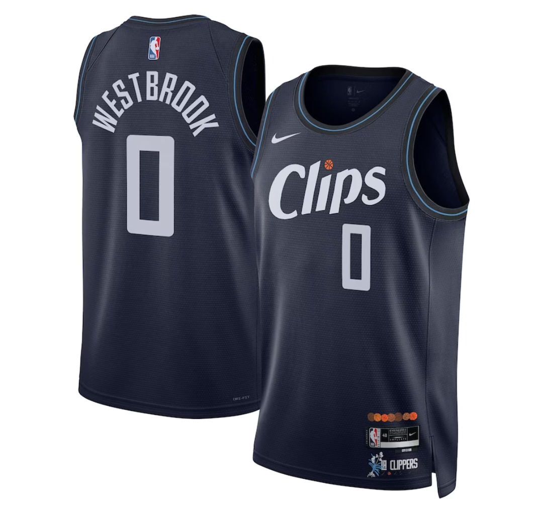 Russell Westbrook LA Clippers Jersey – City Edition